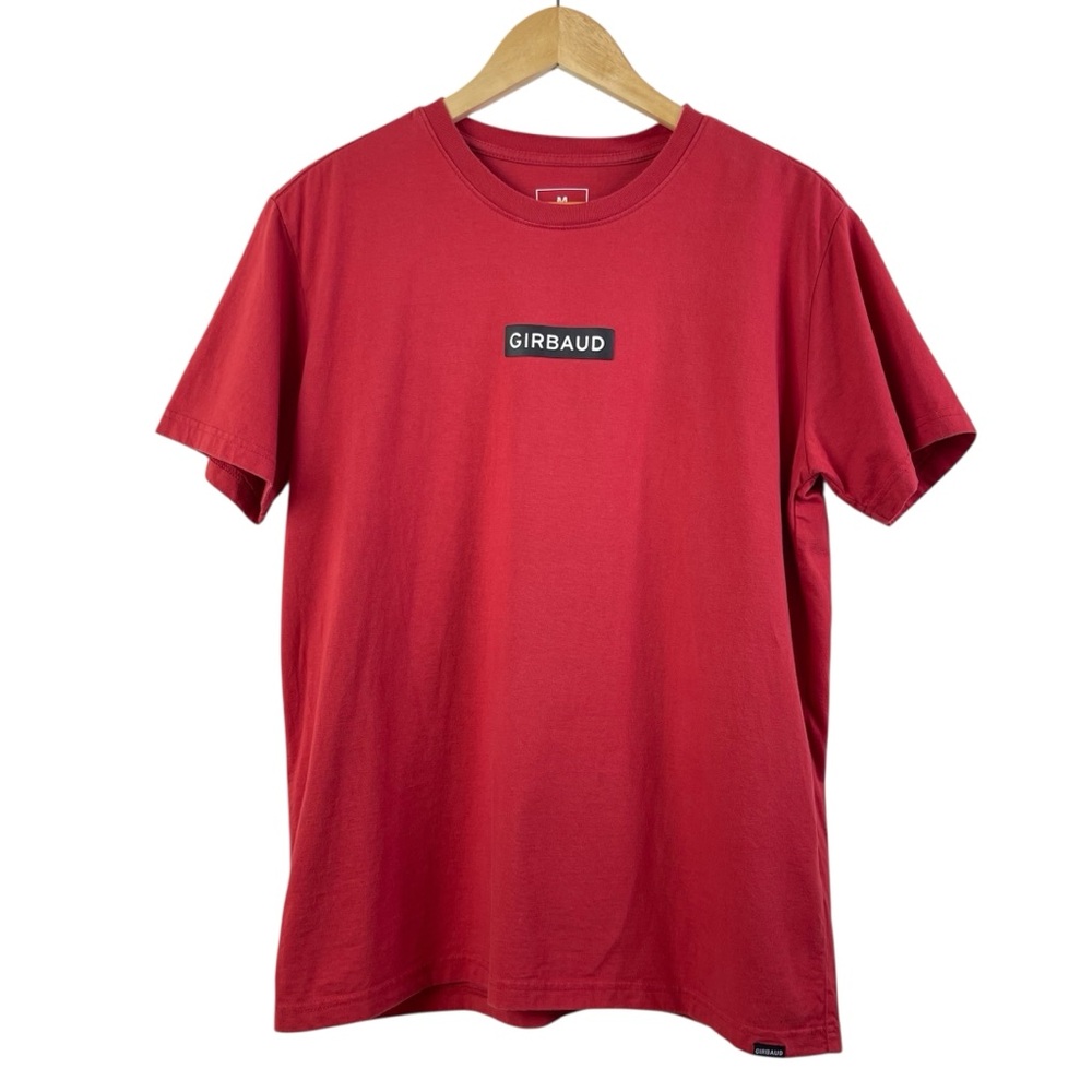Marithé + François Girbaud Men's Red Logo Short Sleeve Cotton T-Shirt Sz Medium